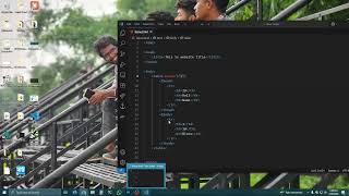 Website building tutorial video 5 | HTML