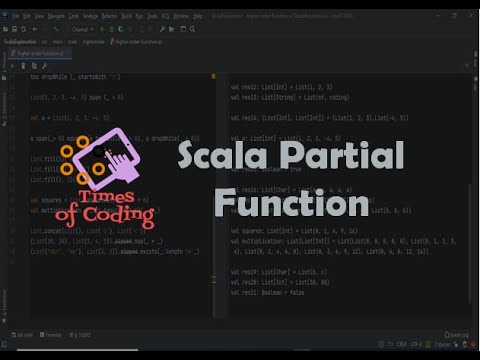 TOC - SCALA Express | 16 Scala Partial Functions