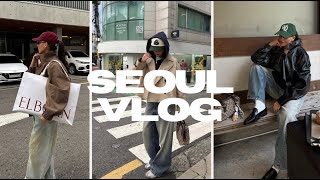 Seoul vlog! outfit checks, aesthetic cafés, olive young skincare haul & Seongsu-dong shopping