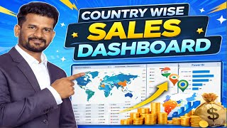 Power BI Country Wise Sales Dashboard | Complete Project Demo 🌍📊#Sales Dashboard #viral #trending
