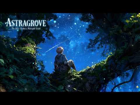 ASTRAGROVE | The Star-Seeker’s Midnight Wish | Starry Night Forest Ambience for Sleep & Study
