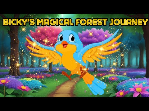 BICKY'S MAGICAL FOREST JOURNEY || Bedtime Stories for Kids    #bedtimestories #kidsshortstory