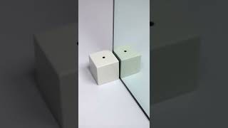Cube vs Mirror: Which One Tricks? #visualillusion #designhack #mindtrick #fyp #motiongraphics