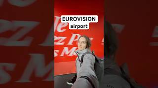 ✈️ The airport in Basel looks like this in preparation for all Eurovision fans! #Eurovision2025