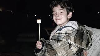 Evan marshmallow roasting technique