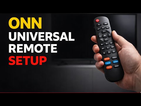How to Setup Your ONN Universal Remote with Your TV  ONN Remote Codes & Programming Guide