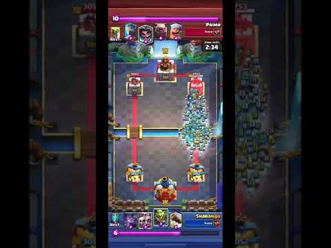He looked away for a second 💀#clashroyale #shorts #fireflies