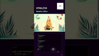 🌠 Dive into Depth: HTML, CSS3 & JS Parallax Effect! 🚀||#shorts #short #coding #css3 #design #js#web3