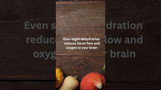 Dehydration & Brain Fog #shorts #Hydration #BrainHealth #FocusTips #MemoryBoost #HealthyHabits