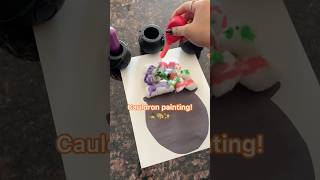 Cauldron painting | Learning Resources #learningresources #toddleractivities #halloweenparty