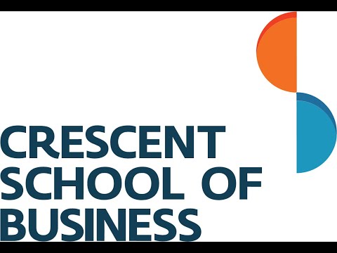 Crescent School of Business - MBA With Strategy Focus Think big and Achieve big