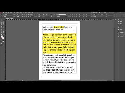 Create Highlighter pen effect in InDesign