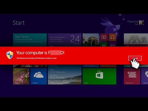 Windows 8.1 vs 200 FAKE ANTIVIRUS!