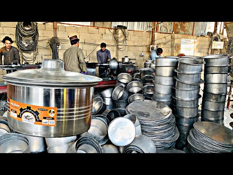 Mass Production of Aluminum Pots – Full Process Revealed in Local Workshop