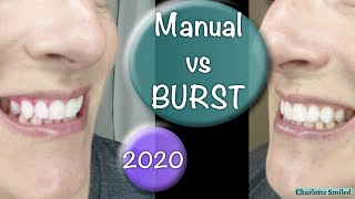 The BURST brush versus a Manual toothbrush using plaque disclosing solution