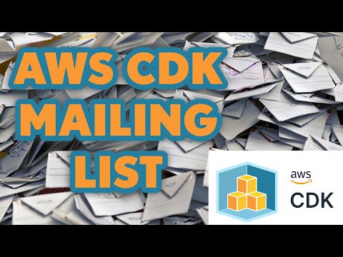 AWS CDK -  Serverless Simple Mailing List