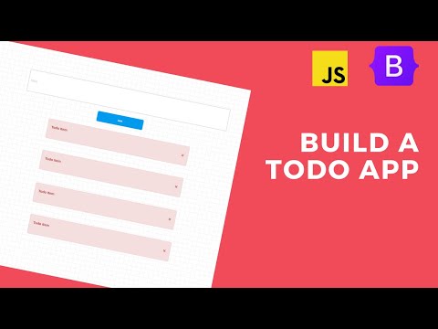 Build a Todo App using JS and Bootstrap