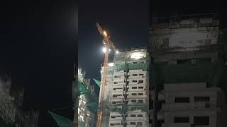 Construction building view from outside #automobile #cranemachine #vlog #craneservice #btechmechanic