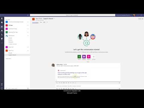 Empower collaboration using Microsoft Teams with intelligent knowledge