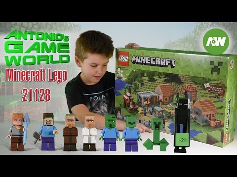 Lego Minecraft Village 21128 Set review - Lego Fun for Kids!