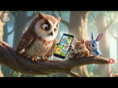 The Owl and the Smartphone Light | Moral Animated Story for Kids