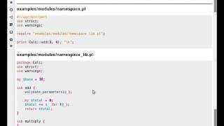 Modules in Perl