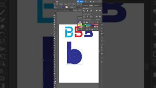Logo creation "B" #graphicdesign #logocreation #trickshots #blogo #shortvideo #creativelogodesign
