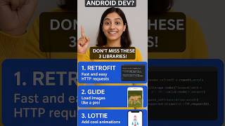Top 3 Android Libraries You Need!Follow for fas#AndroidDev #Kotlin #MobileDevelopment #YouTubeShorts