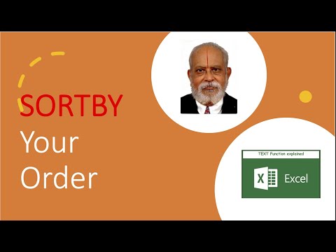 # 086 - TCA on Excel-Customised Sort
