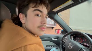 Trying to eat the whopper Jr in one bite challenge