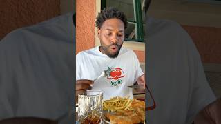 American tries German food for the first time 😂 #americanabroad #oktoberfest #foodtasting