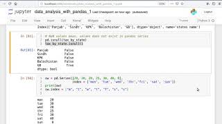 Pandas data structures series object part 14