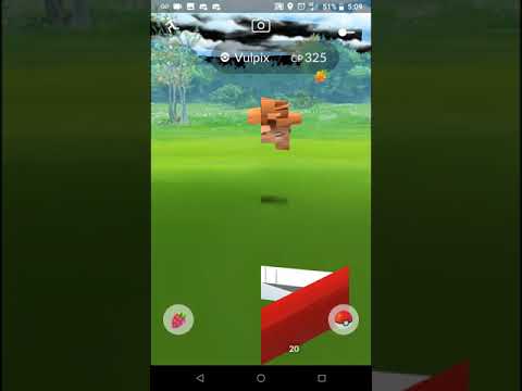 Pokémon GO Graphics Glitch (2018 Screen Capture)