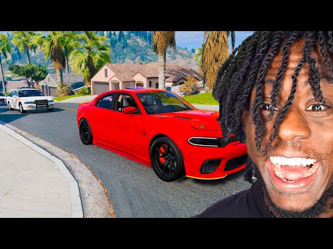 Running From The POLICE in a 2500HP HELLCAT SRT