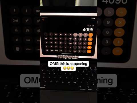 After 14 years… iPad finally gets a CALCULATOR! 😭 #ipadcalculator #ipad #calculator