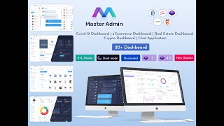 Master Admin – Dark Dashboard Design With Bootstrap Admin Panel
