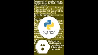 Converting list to *args when calling function #shorts