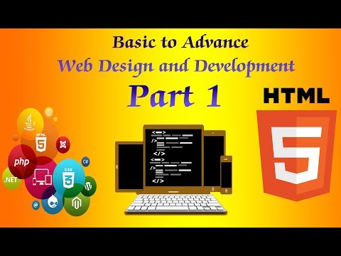 Web Design Basic Course Bangla Tutorial HTML  Part 1