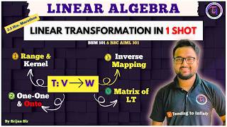 Linear Transformation 1 Shot | Linear Algebra | Engineering Mathematics | BSM 101