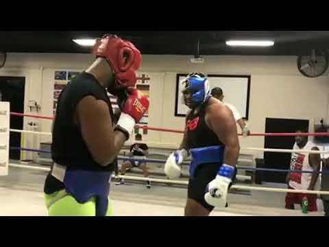 Jarell "big baby" Miller vs Trevor Bryan sparring highlights
