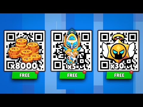 FREE! x5 ANGELIC MAX! SKIN 🥳 ANGELIC DROPS 🎁 QR CODE | BRAWL STAR QR CODES | BRAWL STARS NEW UPDATE