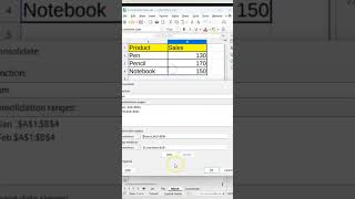 Data Consolidating in LibreOffice Calc #libreoffice #libreofficecalc #data