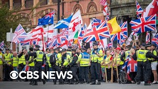 Over 100,000 right-wing protesters join "Unite the Right" rally in London