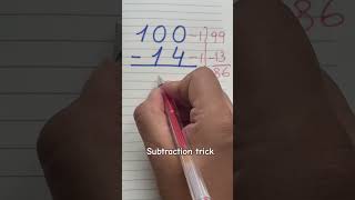 subtraction trick #subtraction #subtractiontrick #mathtipsandtricks