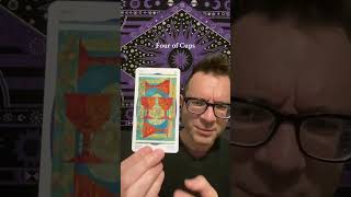Four of Cups #tarot #tarotteacher #tarotcards #tarotreader #crystaltarot
