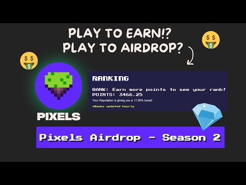 PLAY TO EARN AND AIRDROP!! FREE TO PLAY PIXELS!! $BERRY