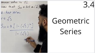 Edexcel A Level Maths: 3.4 Geometric Series
