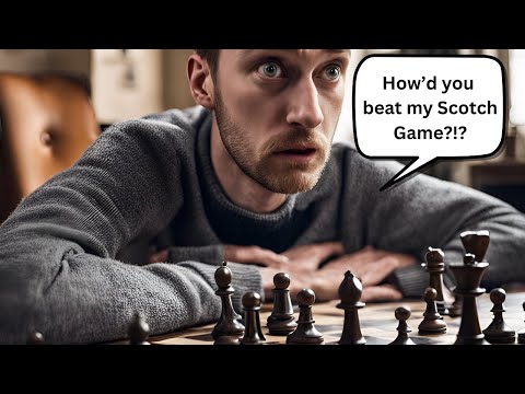 I show you how to beat the Scotch Game!