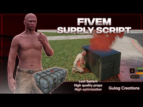 SUPPLY DROP – The Ultimate Airdrop Experience Rust Inspired #fivem #ruststyle #apocalypse #survival