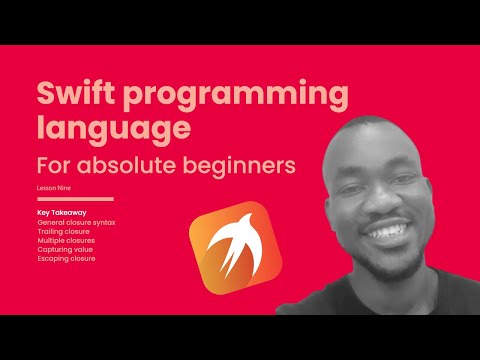 Swift programming language for the absolute beginner Part 9 |  Closure